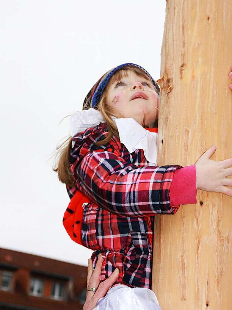 Mit dem Narrenbaumstellen begann in Wehr die heie Phase der Fasnacht.