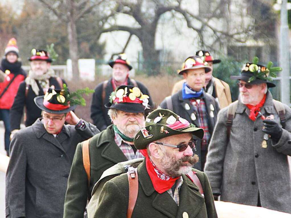 Mit dem Narrenbaumstellen begann in Wehr die heie Phase der Fasnacht.