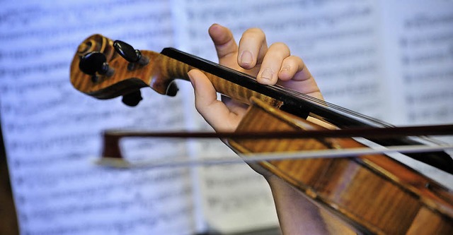 Jeder Griff muss sitzen: Vorspiel bei Jugend musiziert.   | Foto: Thomas Kunz