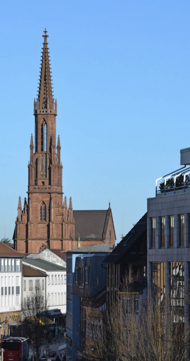 Die Stadtkirche ist das markanteste Ge...fr die nchsten zehn Jahre zu machen.  | Foto: Seller