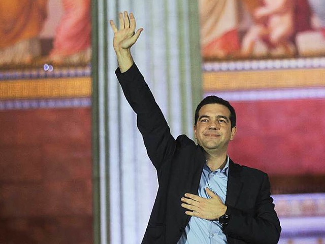 Alexis Tsipras verpasste die absolute Mehrheit.  | Foto: dpa
