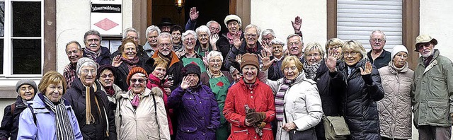 Die Mitglieder des Schwarzwaldvereins ... sich im Vereinshaus in Gundelfingen.   | Foto: Privat