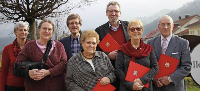 Geehrt fr lange SPD-Mitgliedschaft: S..., Ursula Querfurth und Werner Gehrke.   | Foto: ZVG