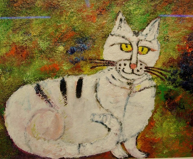 Katzen hat Helga Serrano-Miksch besond...;Meine Lieblingskatze&#8220; gezeigt.   | Foto: Vera Winter