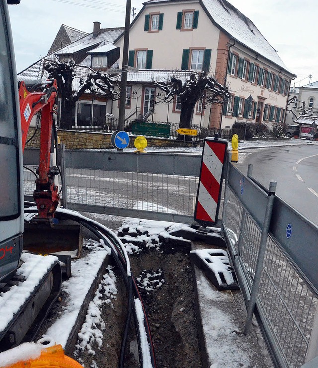 Leerrohre zur Breitbandversorgung reic...schaften. Unser Bild zeigt  Egringen.   | Foto: langelott