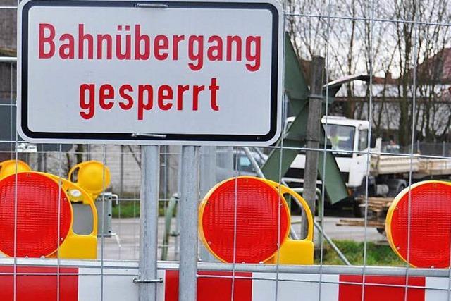 Ihringer Bahnbergang bleibt nach Unglck gesperrt