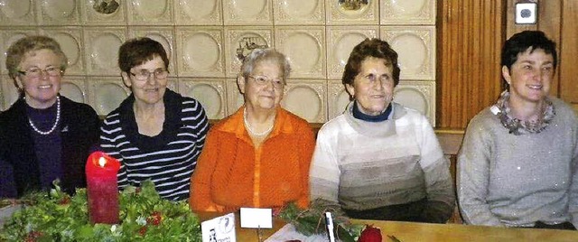 Geehrte Landfrauen (von links):  Lina ...Theresia Disch und Angelika Schtzle.   | Foto: Verein