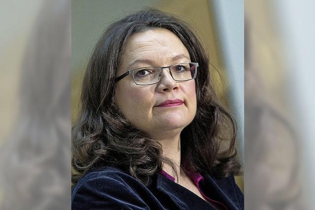 Nahles lenkt ein