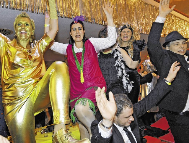 Beste Fasnetstimmung in der  Hfinger Festhalle.   | Foto: Sigwart