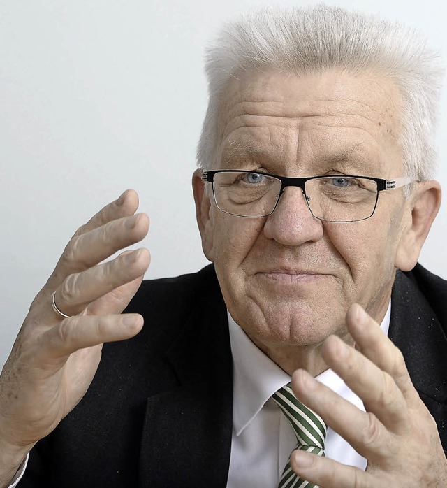 Winfried  Kretschmann will hohe Prioritt fr Breitbandausbau.  | Foto: dpa