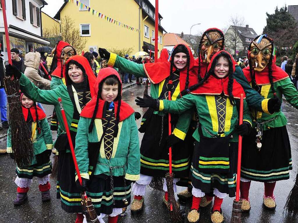 Fasnetumzug St. Georgen Freiburger Hexen