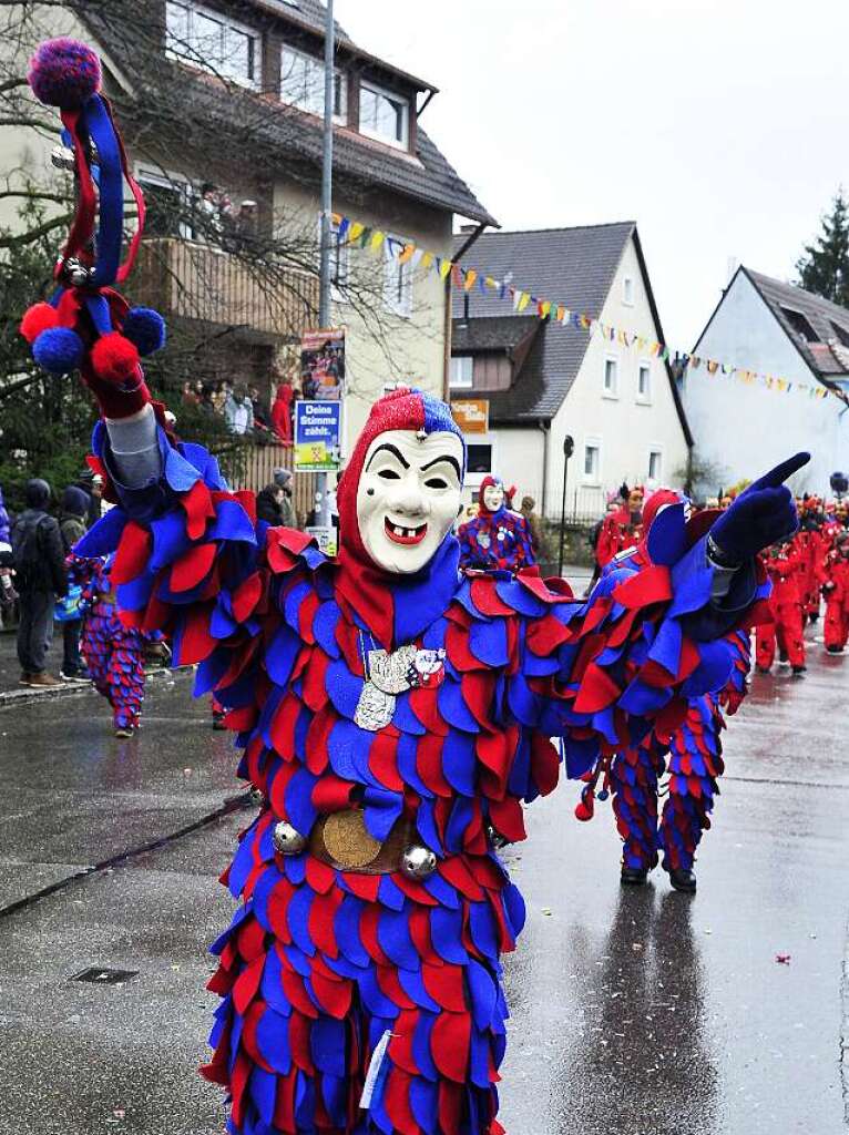 Fasnetumzug St. Georgen Unterwiehremer Ksrieber Freiburg