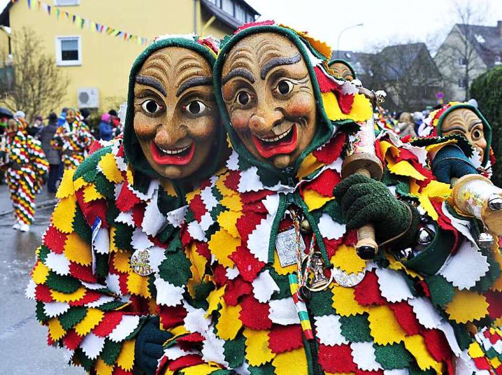 Fasnetumzug St. Georgen Scherbezunft Freiburg