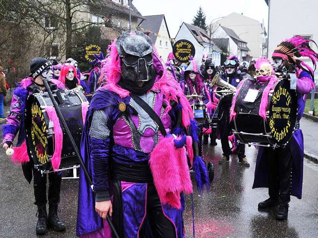 Fasnetumzug St. Georgen Guggemusig Kyburrgeischter Winterthur Schweiz