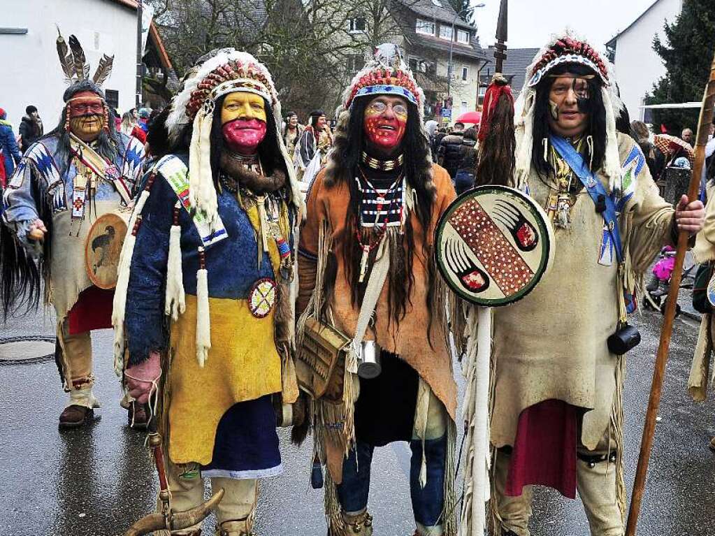 Fasnetumzug St. Georgen Sioux-West Freiburg