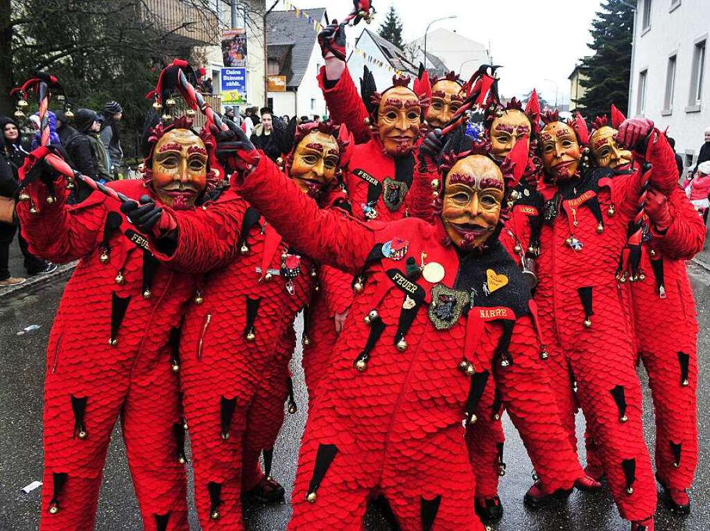 Fasnetumzug St. Georgen Feuer-Narre Freiburg