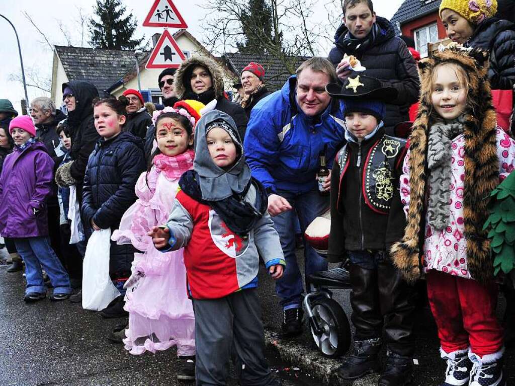 Fasnetumzug St. Georgen Zuschauer