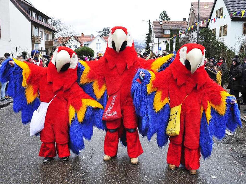 Fasnetumzug St. Georgen Fasnetsabteilung Waldenbuch