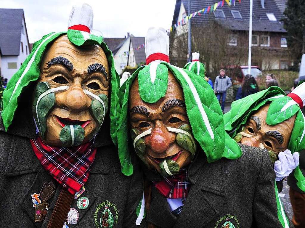 Fasnetumzug St. Georgen Buurefasnacht Hauingen Chruttschlmpe-Clique