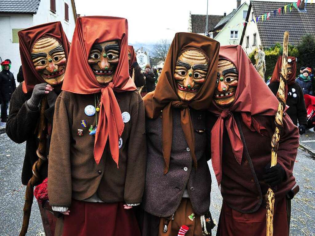 Fasnetumzug St. Georgen Kuppelsteiner Hexen Gaggenau