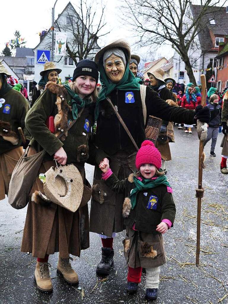 Fasnetumzug St. Georgen Saildemer Huttewiblii 1997 Merzhausen