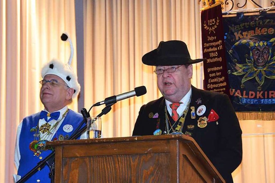 Oberbürgermeister Richard Leibinger am Pult und neben ihm Vogt Michael I. (Foto: Sylvia Timm) Oberbürgermeister Richard Leibinger am Pult und neben ihm Vogt Michael I. (Foto: Sylvia Timm)