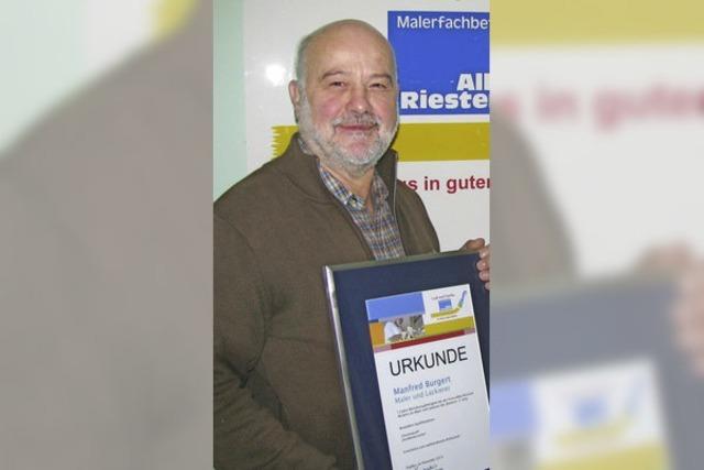 Manfred Burgert geht in Rente