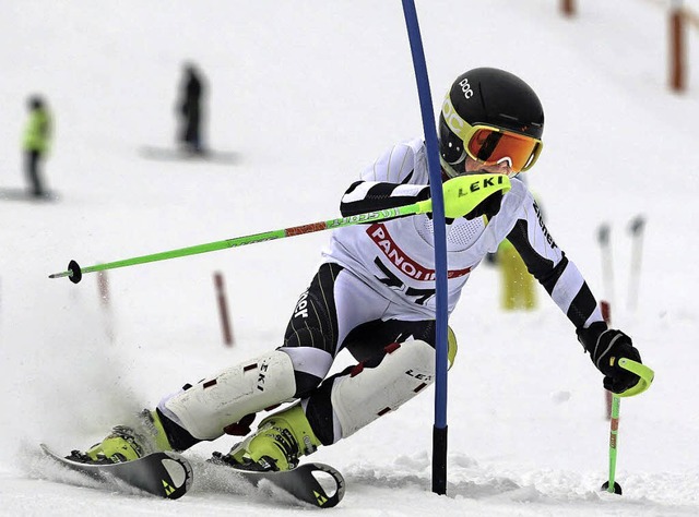 Auf Rang 16 im Slalom bester Schwarzw...is Fritschi vom SC Baar Donaueschingen  | Foto: siegmund