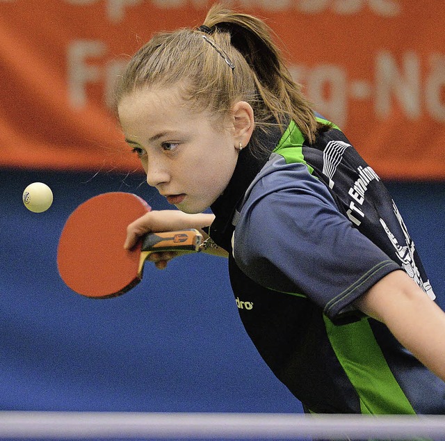 Jana Kirner sitzt mit ihren Mitstreite...uf dem Tabellenthron in der Badenliga.  | Foto: Patrick Seeger