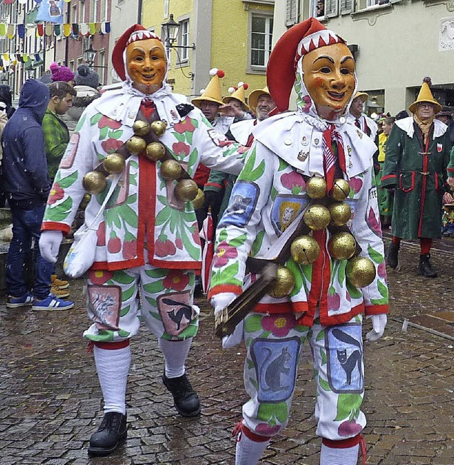 Katzerllis der Tiengener Narrenzunft   | Foto: Ursula Freudig