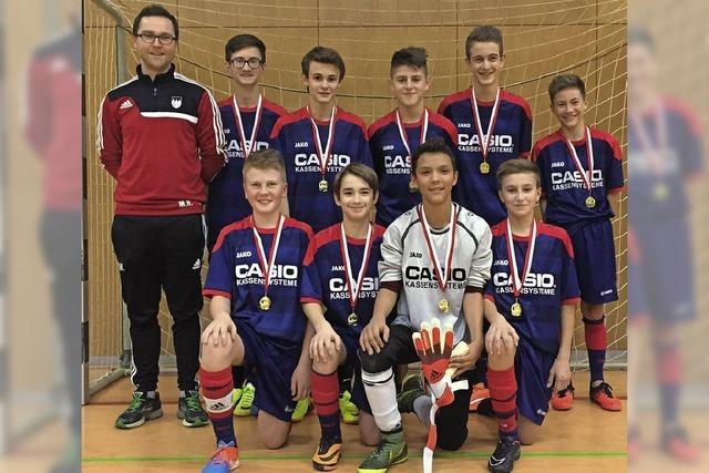 C-Junioren des FC Tiengen 08 gewinnen Wutschinger Hallenturnier