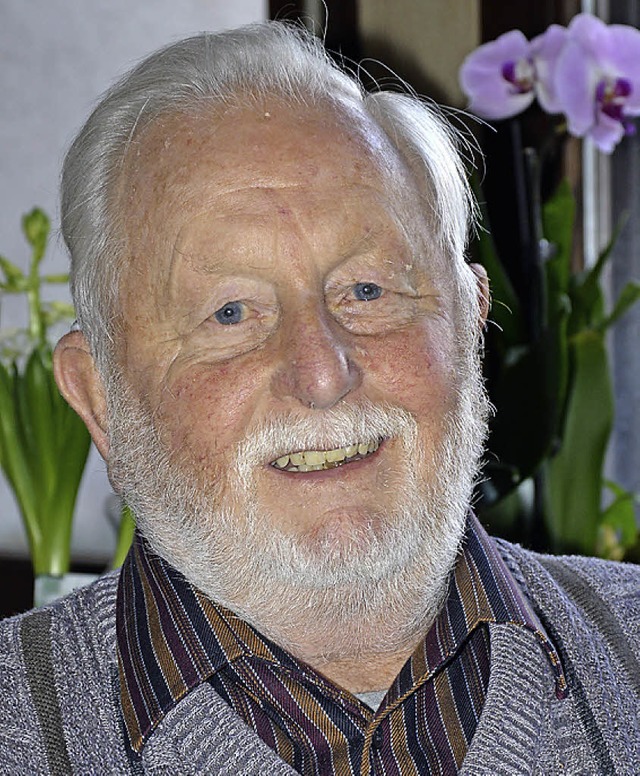 Werner Opitz feiert den 85. Geburtstag.   | Foto: Georg Diehl