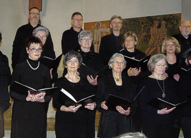 <Text>Der Kammerchor Rheinfelden beein...uchsvollen geistlichen Werken. </Text>  | Foto: Roswitha Frey