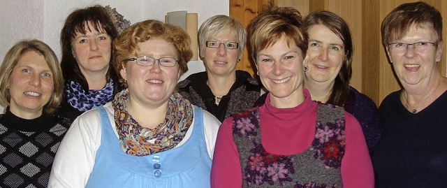 Der neue Vorstand: Vordere  Reihe Mela..., Dorothee Lindemann und Heidi Berger   | Foto: wolfgang grether
