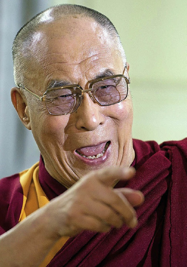 Umstritten: der Dalai Lama   | Foto: dpa
