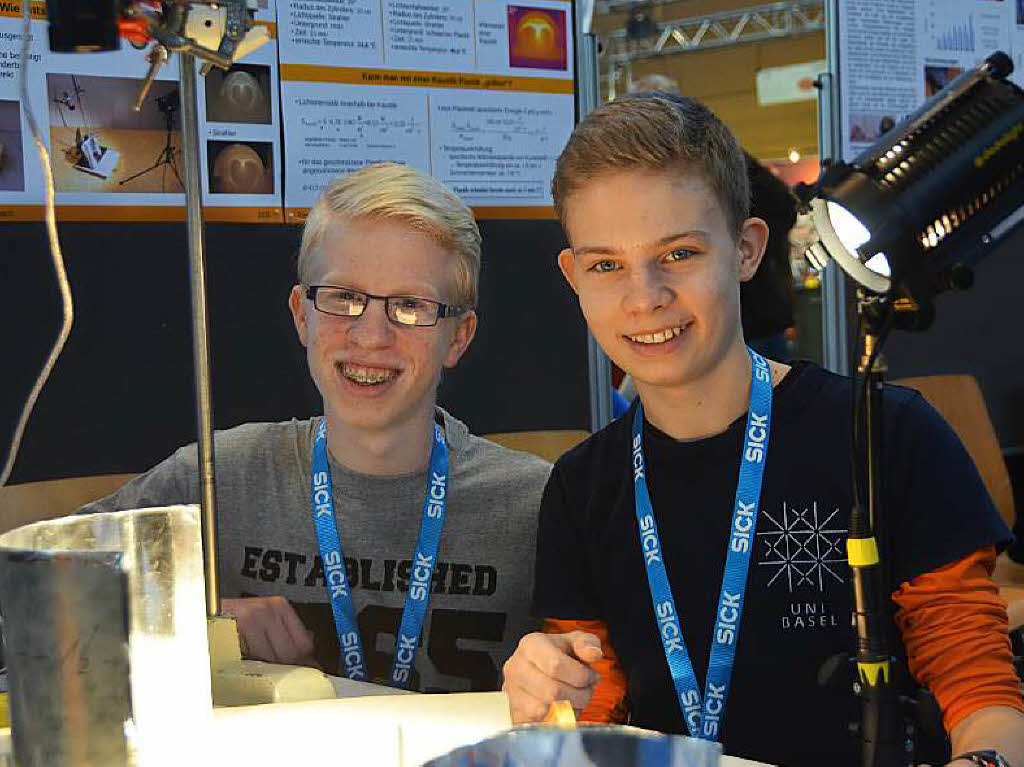 Impressionen von den Projekten der Lrracher Schler beim Regionalwettbewerb von Jugend forscht