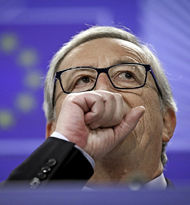 In Erklrungsnot &#8211; EU-Kommissionschef Jean-Claude Juncker  | Foto: dpa