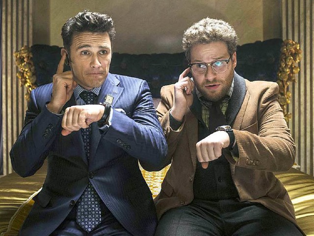 Journalisten oder Killer? James Franco (links), Seth Rogen  | Foto: dpa