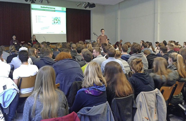 Gro war das Interesse der Schlerinne...fo-Veranstaltung zum Thema Berufswahl.  | Foto: Presse AG Gymnasium Kenzingen