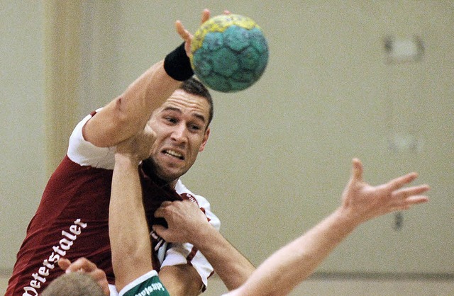 Tobias Kaiser  kommt mit dem TV Herbolzheim am Samstag in die Mrburghalle.   | Foto: Archiv: Michael  Heuberger