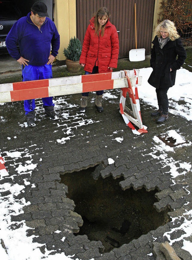 Das neue Loch von Hasel   | Foto: Meyer