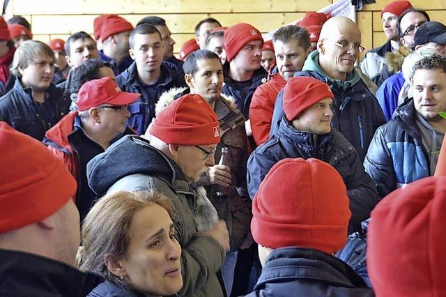 Warnstreiks der IG Metall im Hochschwarzwald