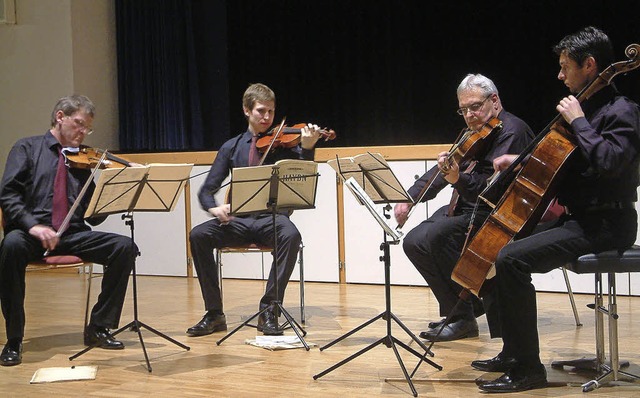 Das Bartholdy-Ensemble mit Christian S...l Breuch und Joachim Hess (von links)   | Foto: Roswitha Frey