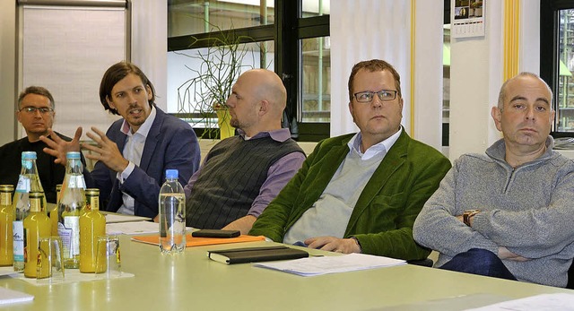 Das stdtische Energieteam bei seiner ...el Schwarz, Erik Fiss und Tobias Obert  | Foto: ZVG