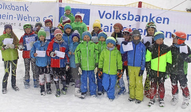 Die Zeitschnellsten bei der Talentiade        | Foto: sciklub Todtmoos