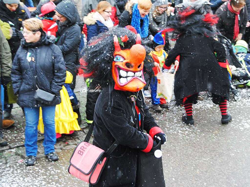 Impressionen vom Binzener Fasnachtsumzug