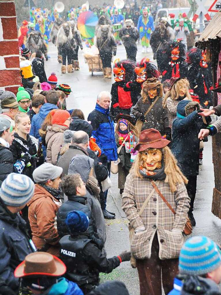 Impressionen vom Binzener Fasnachtsumzug