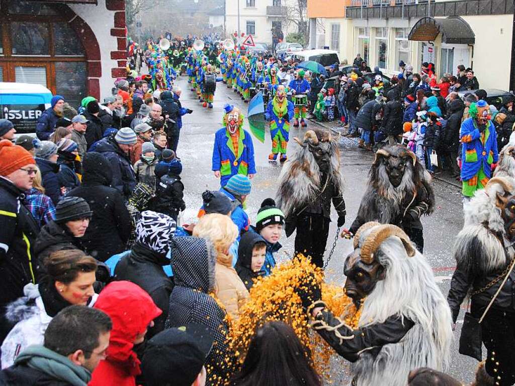 Impressionen vom Binzener Fasnachtsumzug