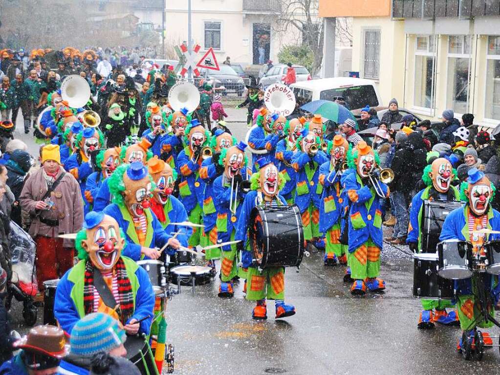 Impressionen vom Binzener Fasnachtsumzug