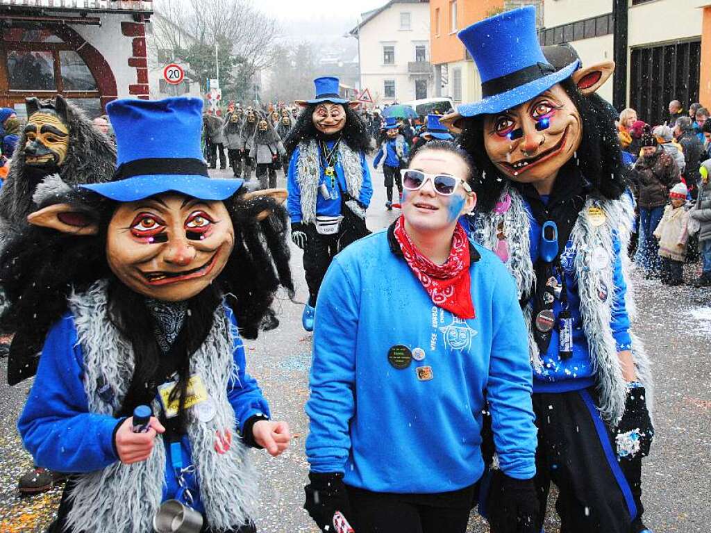 Impressionen vom Binzener Fasnachtsumzug